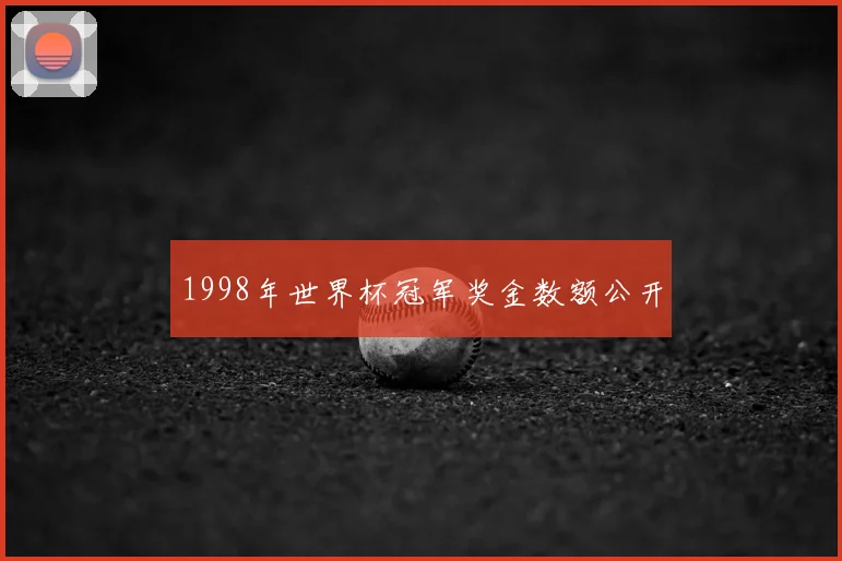 1998年世界杯冠军奖金数额公开