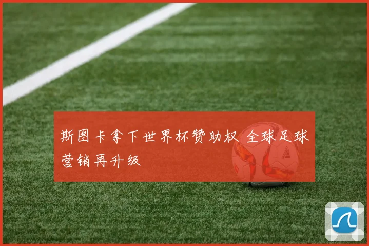 斯图卡拿下世界杯赞助权 全球足球营销再升级