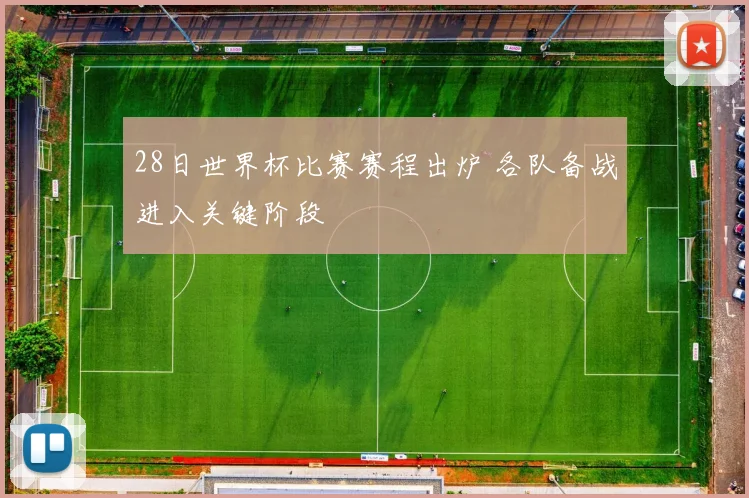 28日世界杯比赛赛程出炉 各队备战进入关键阶段